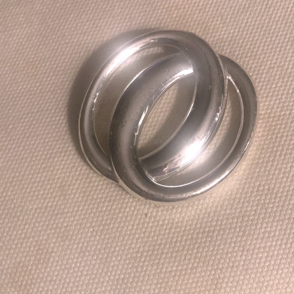 Vintage Monet Silver tone Brooch